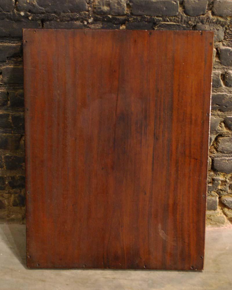 Antique English Victorian Butler's Tray Table in Mahogany on Folding Stand In Good Condition In Casteren, NL