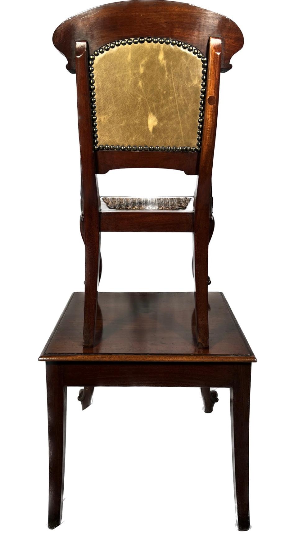 Mahogany Antique English Victorian Child's Chair circa 1860 For Sale
