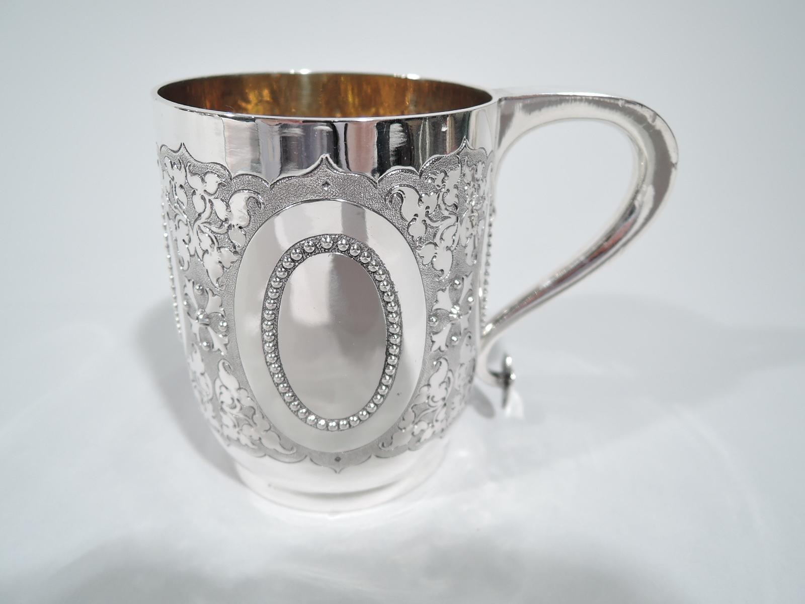 American Antique English Victorian Classical Sterling Silver Baby Cup