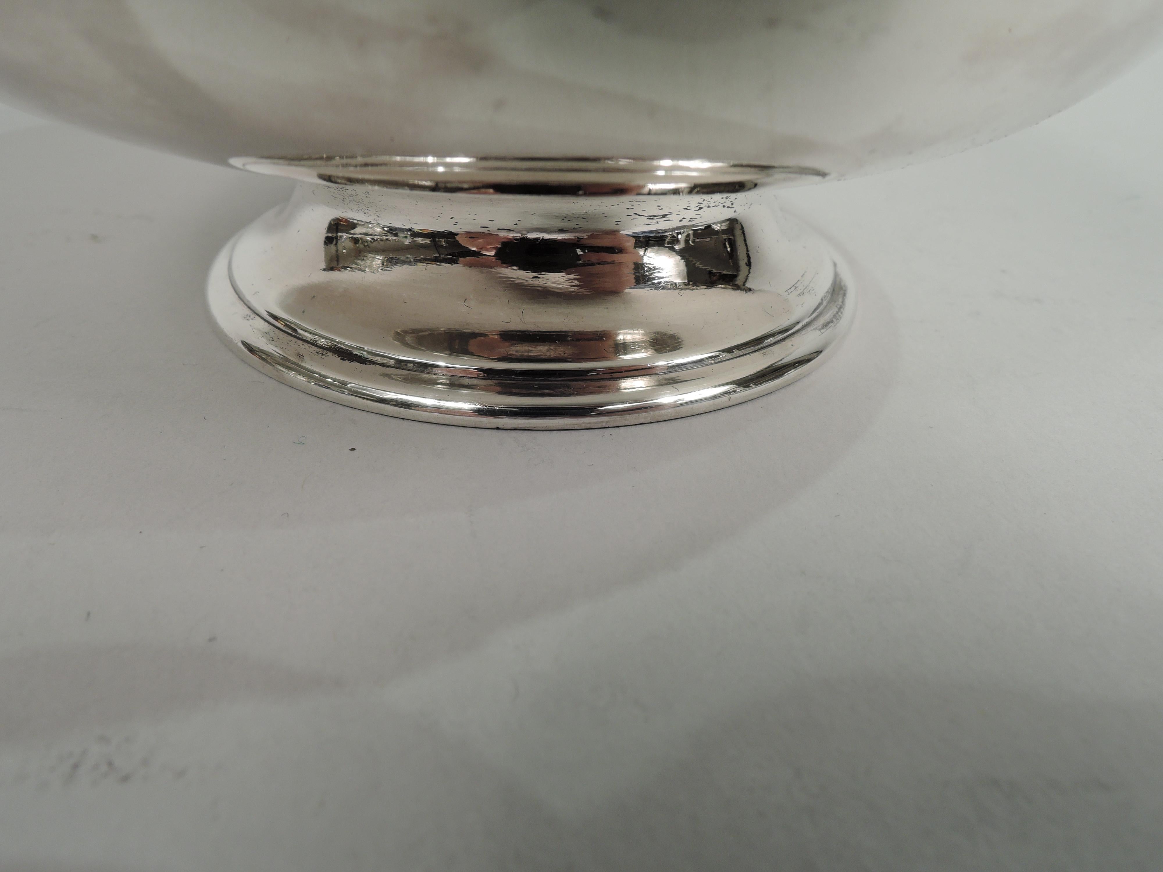 Antique English Victorian Classical Sterling Silver Bowl 1
