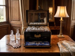 Antique English Victorian Coromandel Vanity Box from the Glyn Cywarch Estate