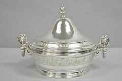 Antique English Victorian Edwardian Reed & Barton Silver Plated Soup Tureen
