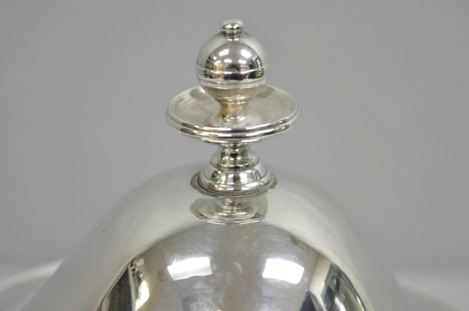 Inconnu Soupière anglaise victorienne ancienne Reed & Barton plaquée argent en vente