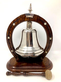 Antique English Victorian Era Gong / Bell and Striker, Circa 1865-1875