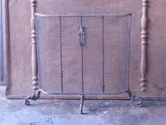 Antique English Victorian Fire Guard, 19th Century