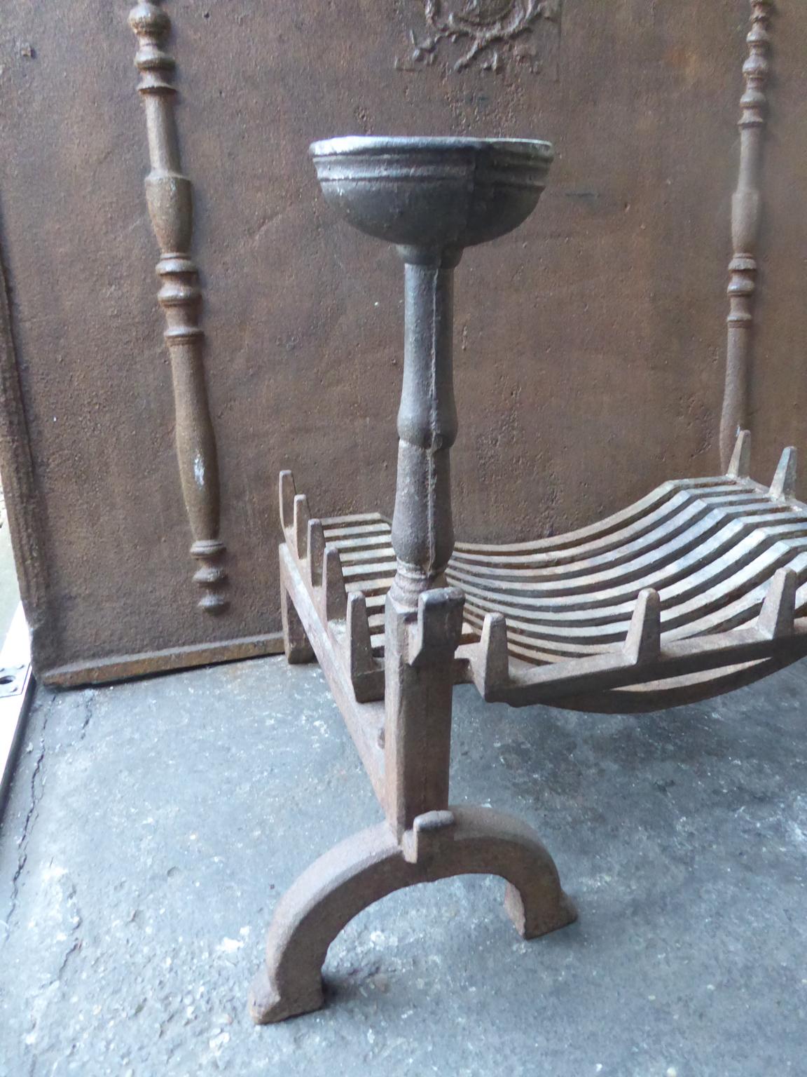 Antique English Victorian Fireplace Grate or Fire Grate, 19th Century 3