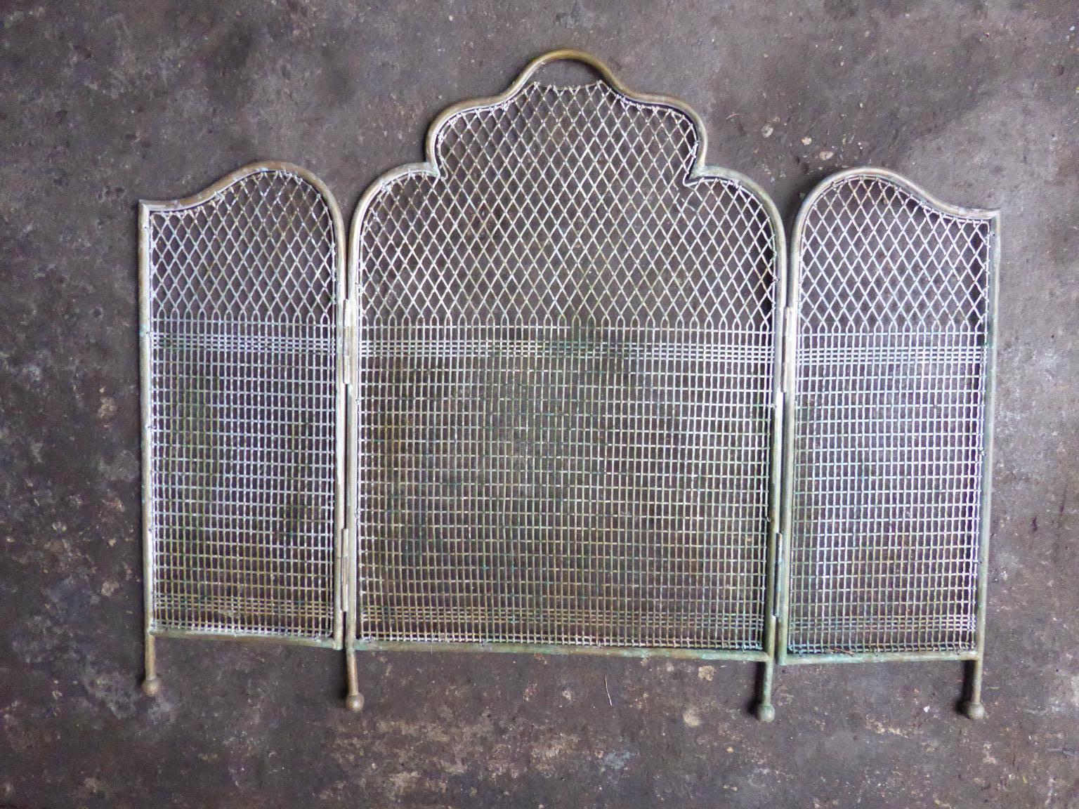 Antique English Victorian Fireplace Screen or Fire Screen, 19th Century 2