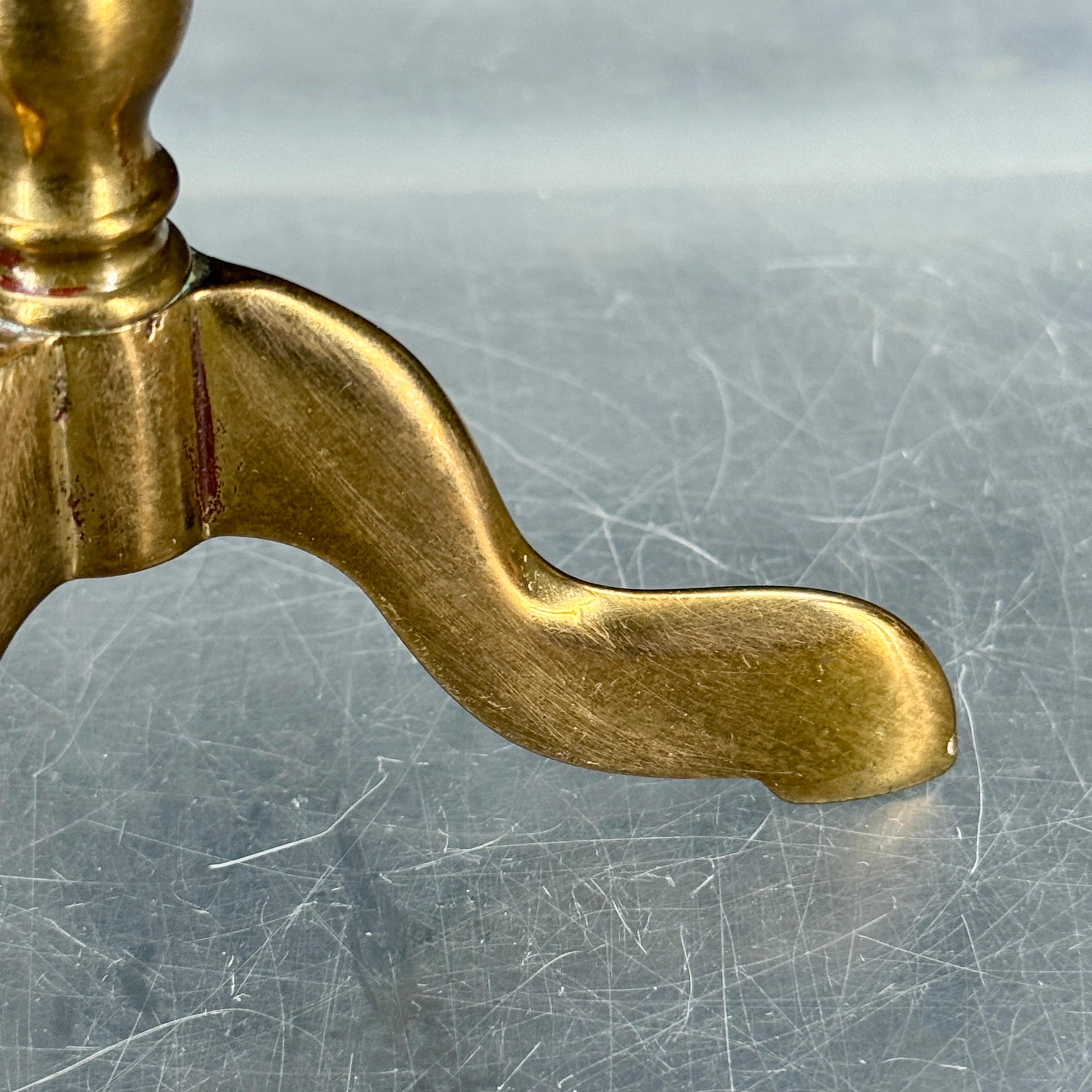 Antiguo reflector inglés victoriano en miniatura para velas de mesa en venta 2