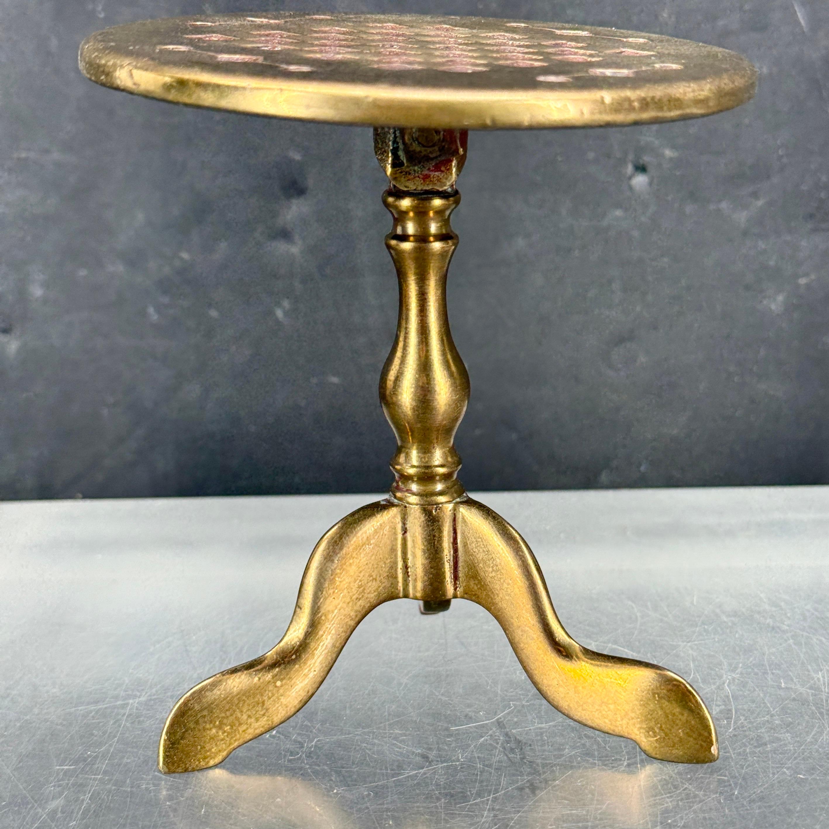 Antiguo reflector inglés victoriano en miniatura para velas de mesa Victoriano en venta