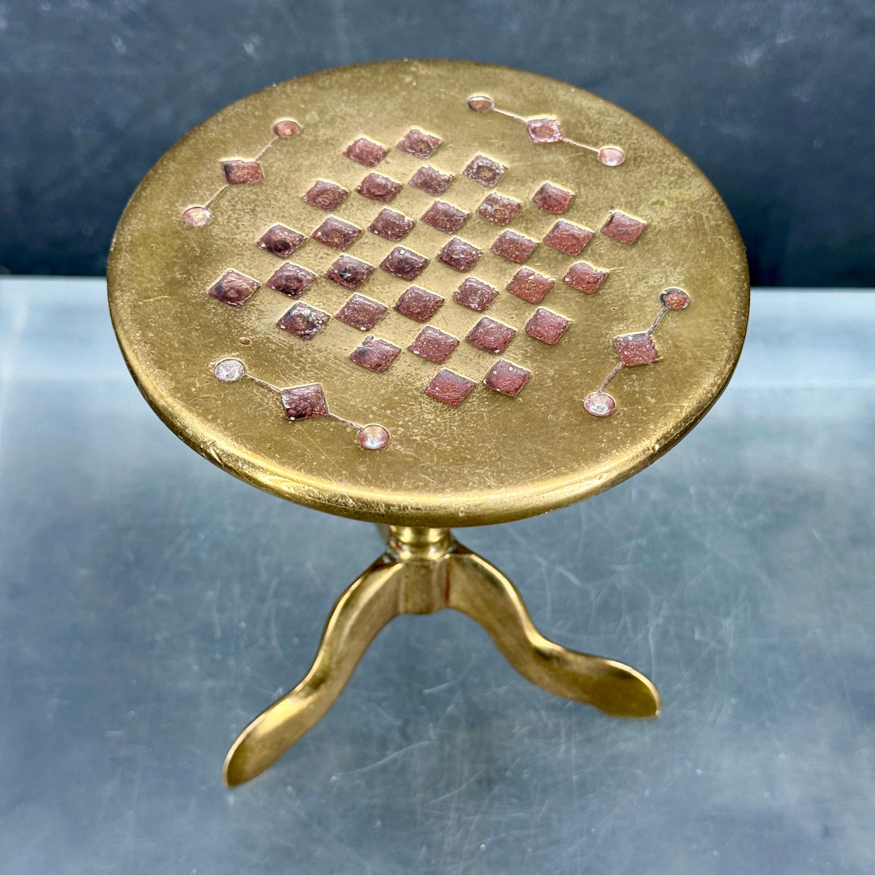 Antiguo reflector inglés victoriano en miniatura para velas de mesa Inglés en venta