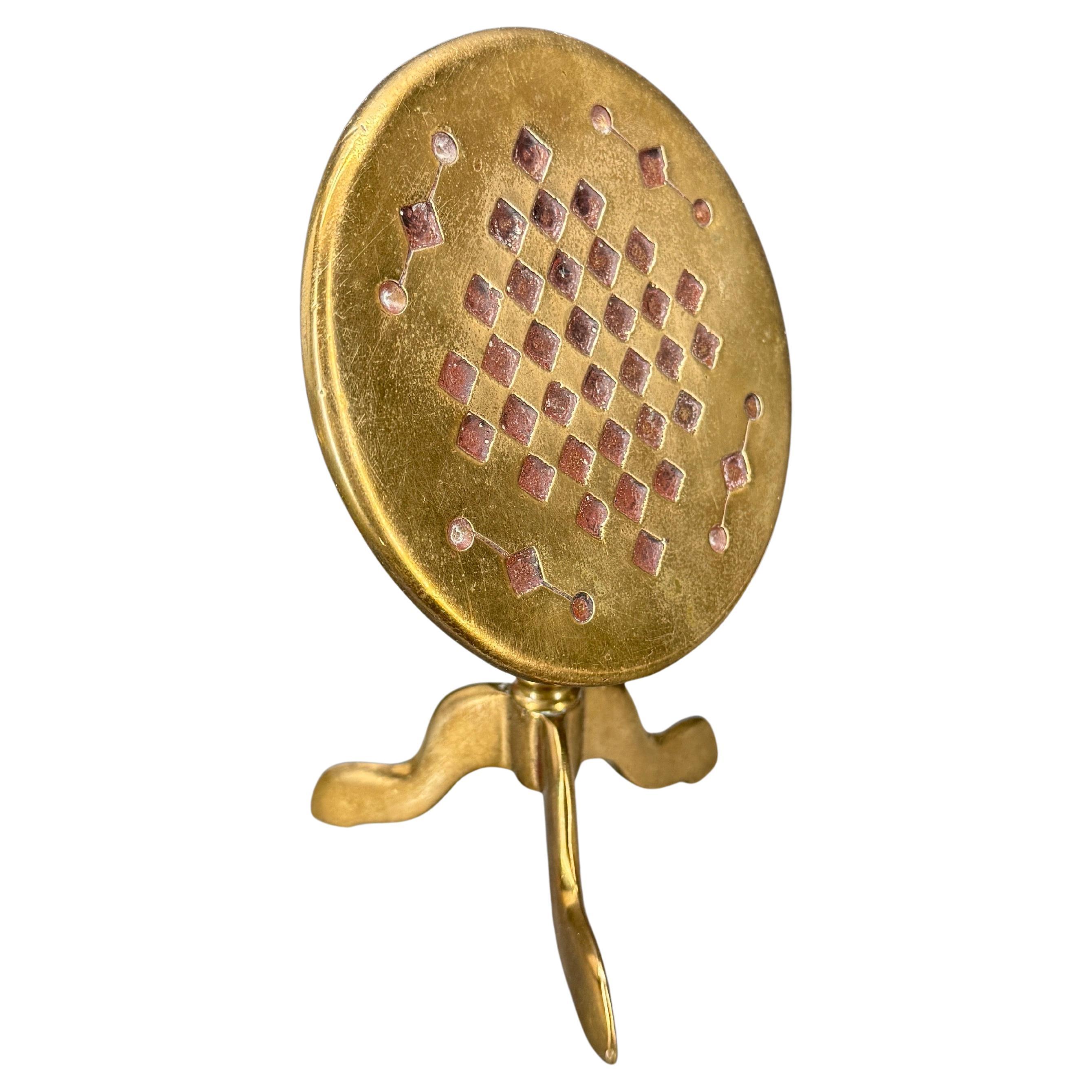 Antiguo reflector inglés victoriano en miniatura para velas de mesa en venta