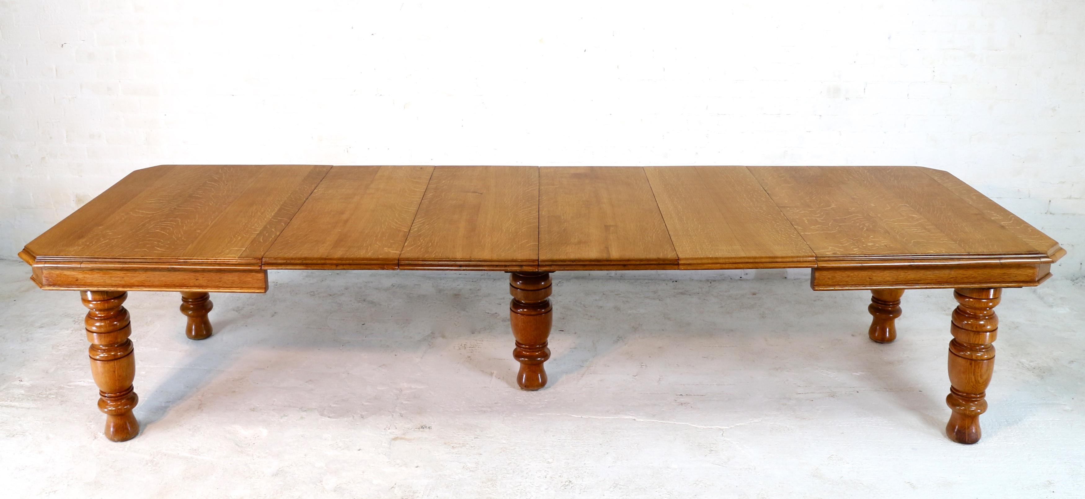 extra wide dining table