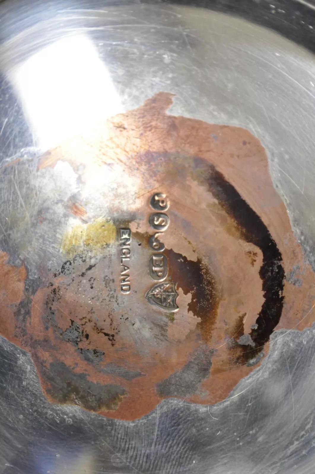Antico Vittoriano Inglese PS Co. Teiera ribaltabile placcata in argento con base riscaldante in vendita 3
