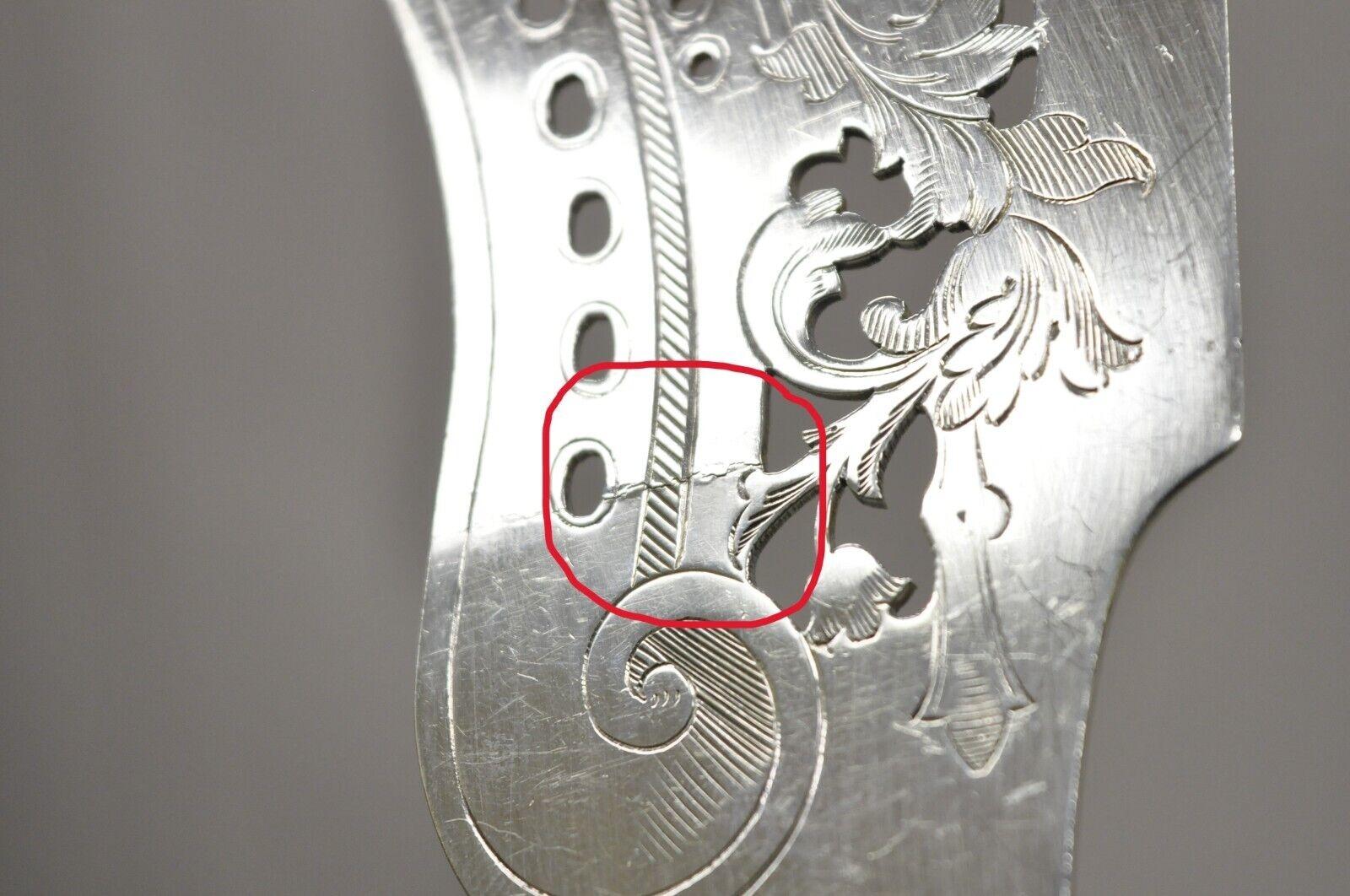 Antikes englisches viktorianisches versilbertes figurales Fischservice-Gabelmesser-Set mit Fischfiguren im Angebot 2