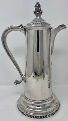 Antique English Victorian Silver Plated Tankard, circa 1870-1890
