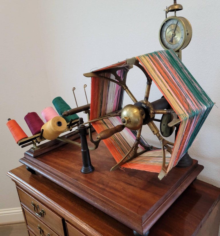 Antique English Victorian Skein Winder by Goodbrand and Co. For Sale at