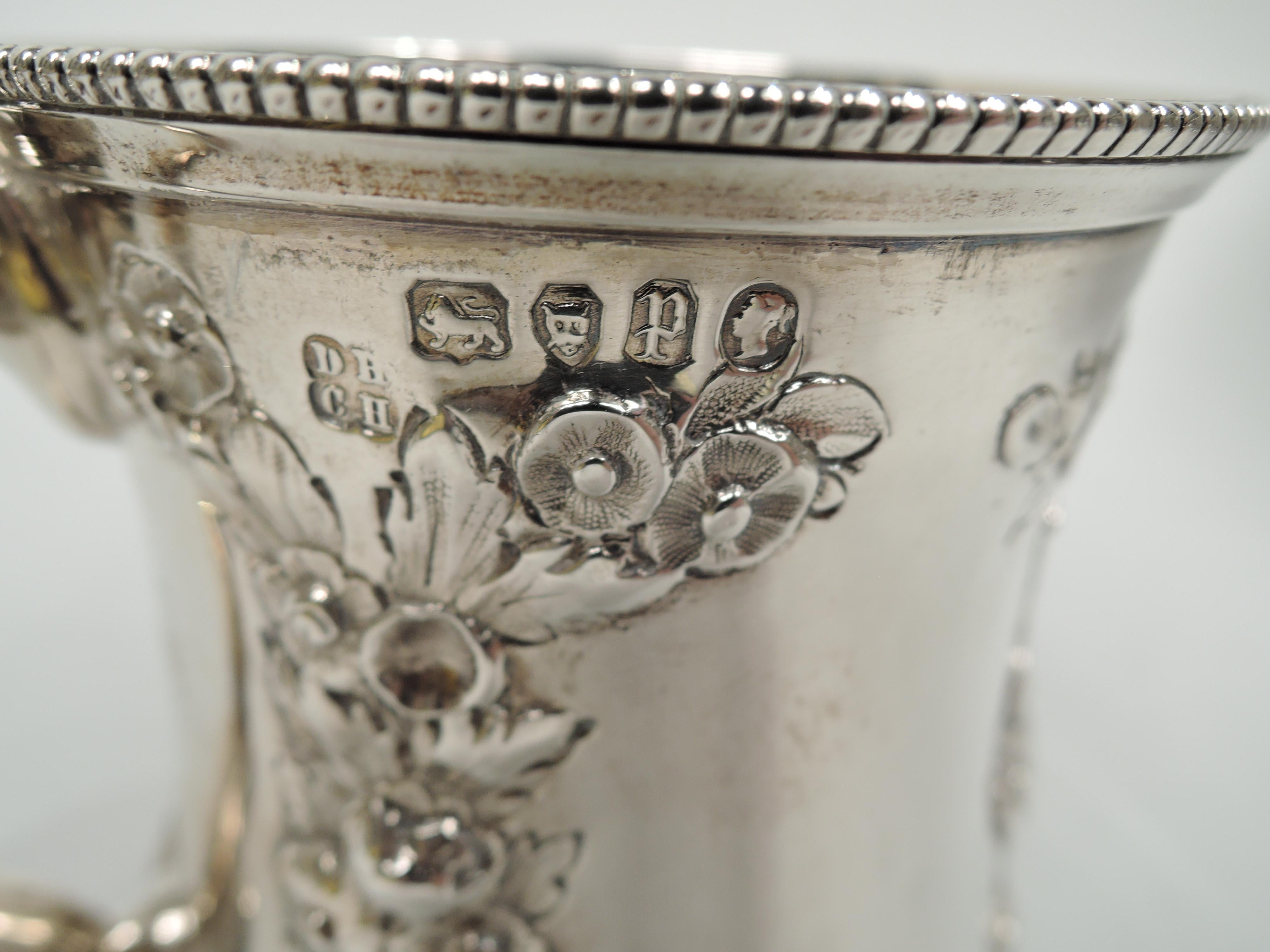 Antique English Victorian Sterling Silver Baby Cup 4