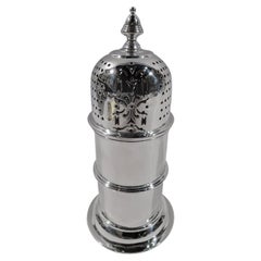 Antique English Victorian Sterling Silver Sugar Caster