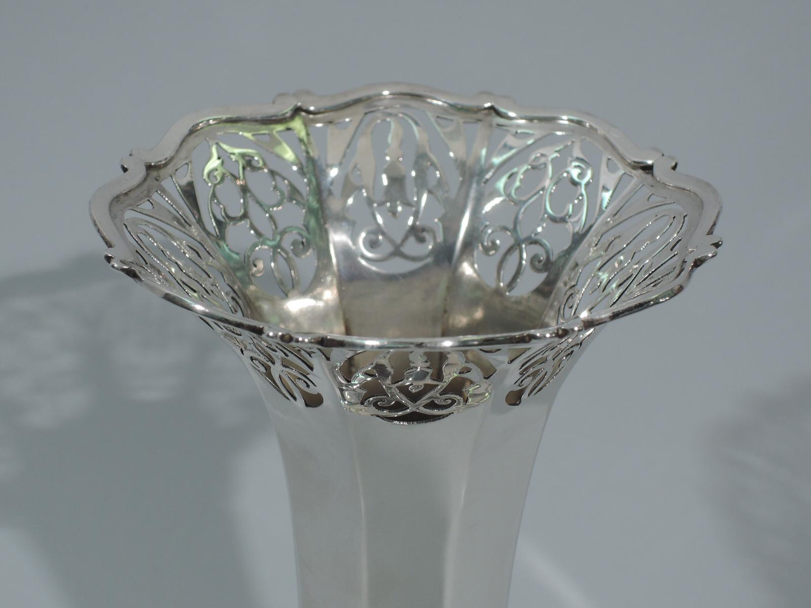 sterling silver vase antique