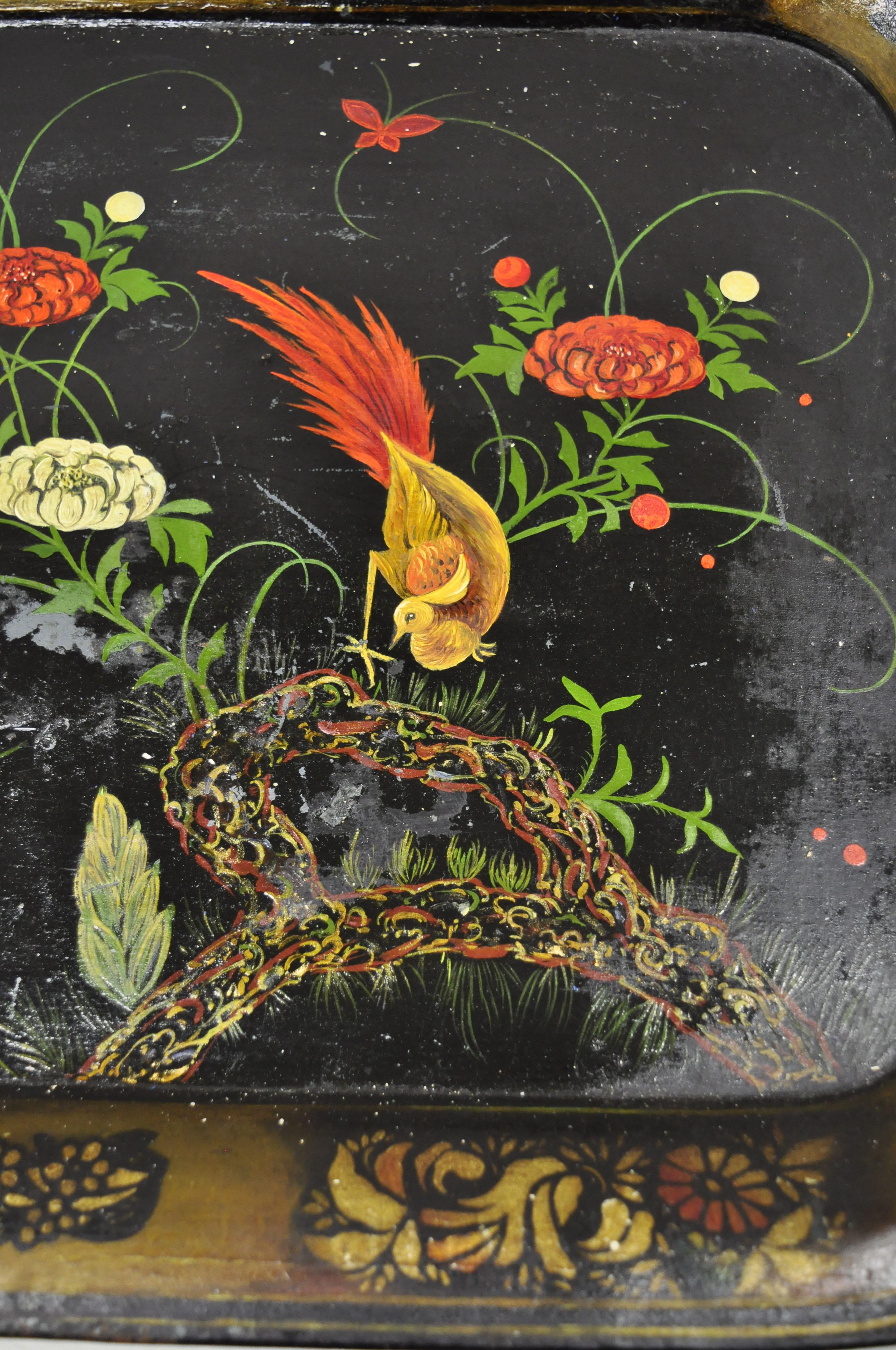tole painted metal trays