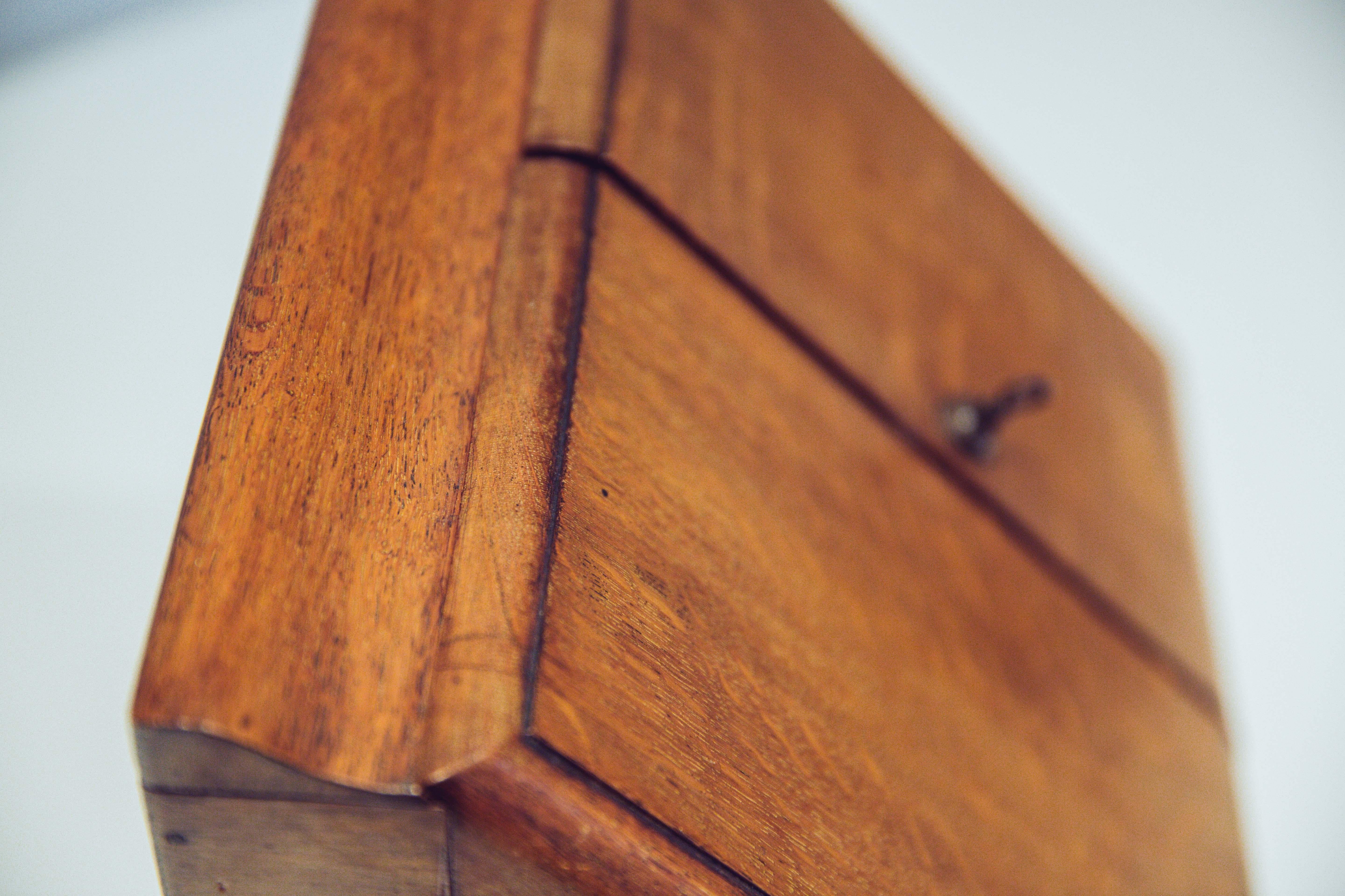 Antique English Walnut Desk Organizer For Sale 9