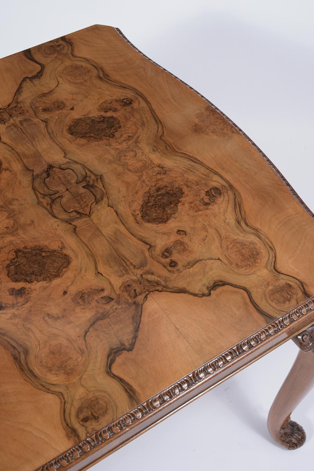 Antique English Walnut Dining Table In Good Condition In Los Angeles, CA