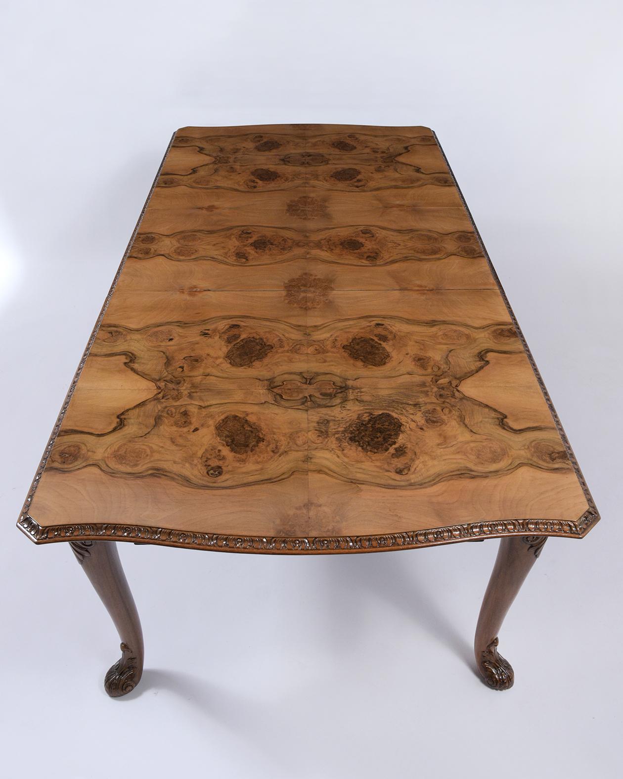 Antique English Walnut Dining Table 2
