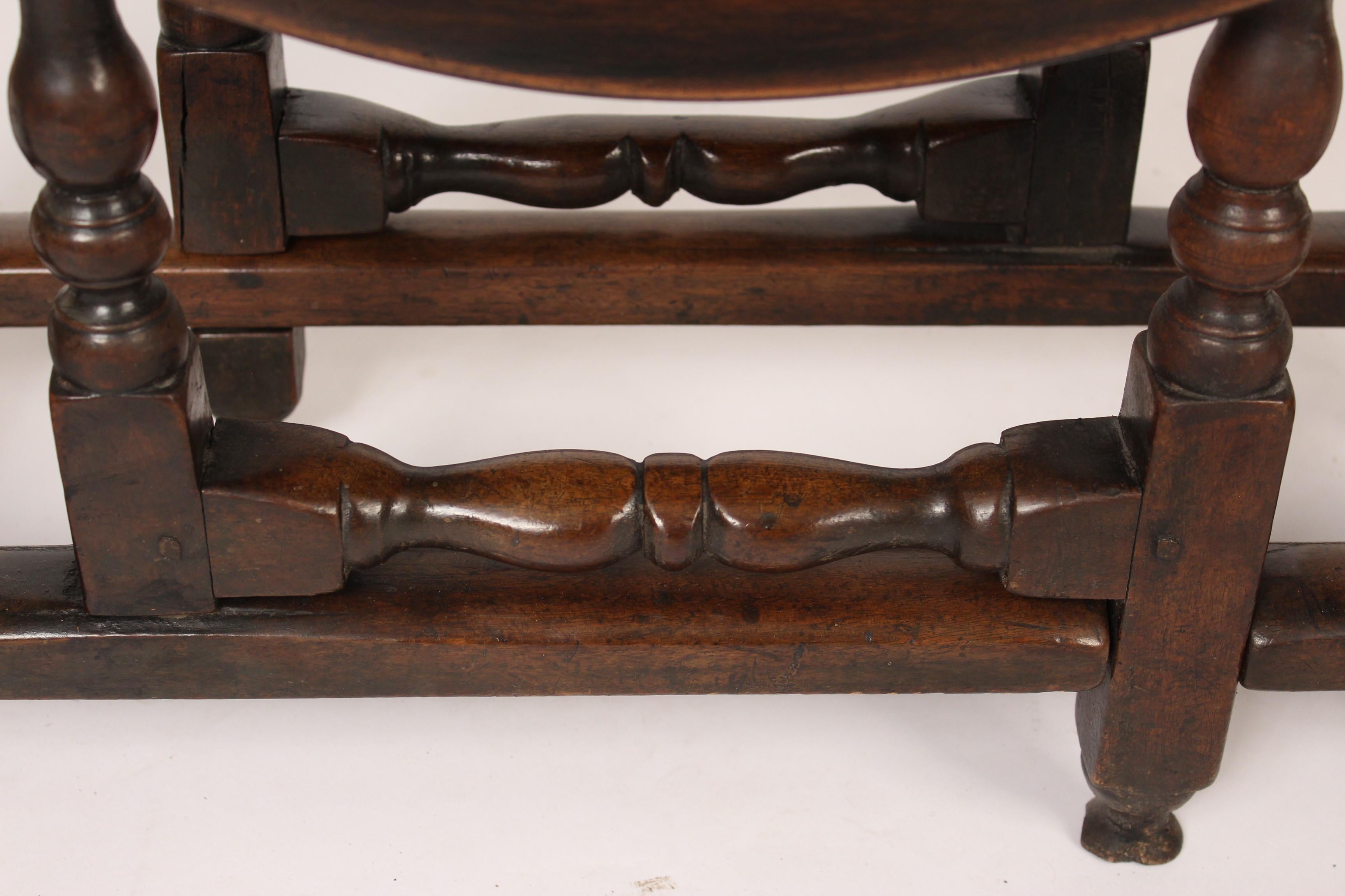 Antique English Walnut Gate Leg Table 4