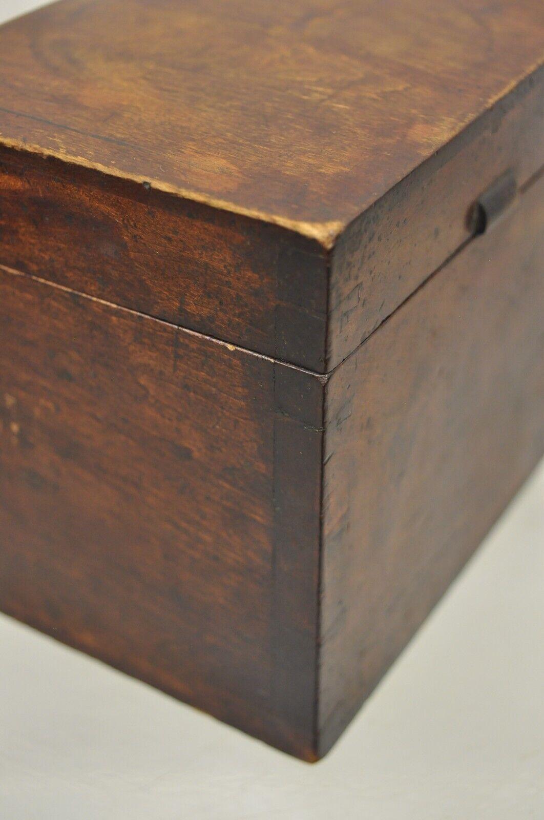 walnut tea box