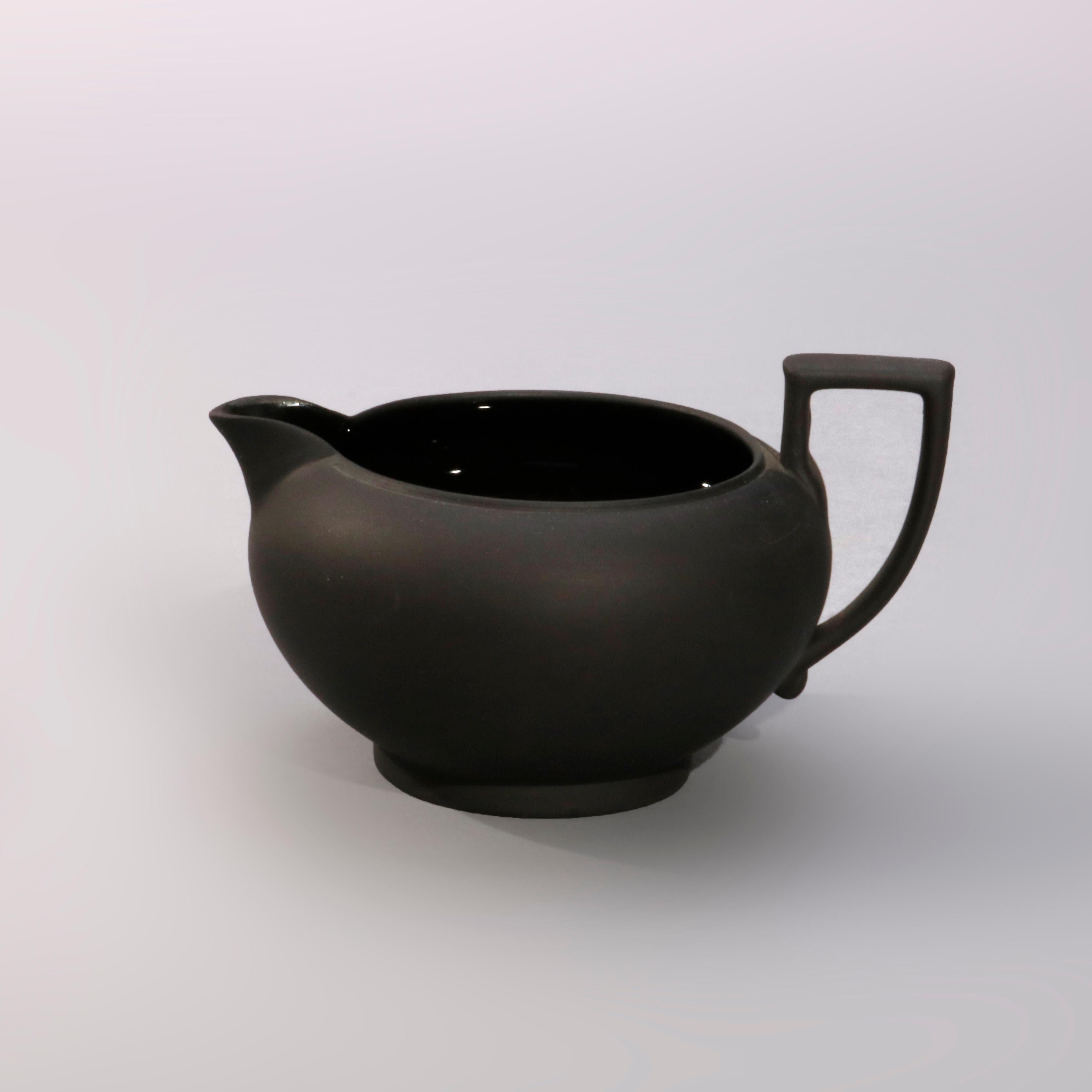 wedgwood black basalt teapot