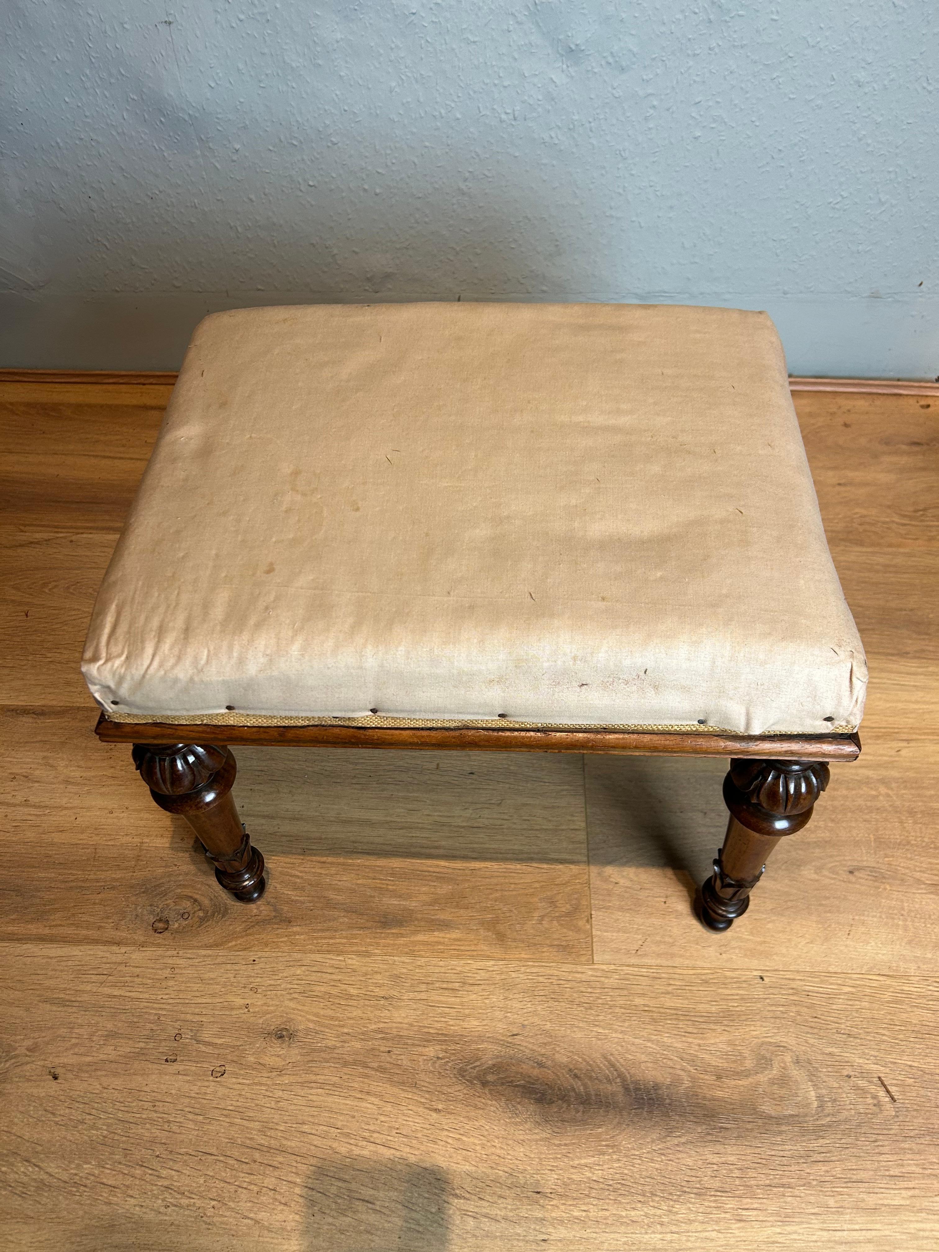 English  William 4th Rosewood Stool  For Sale