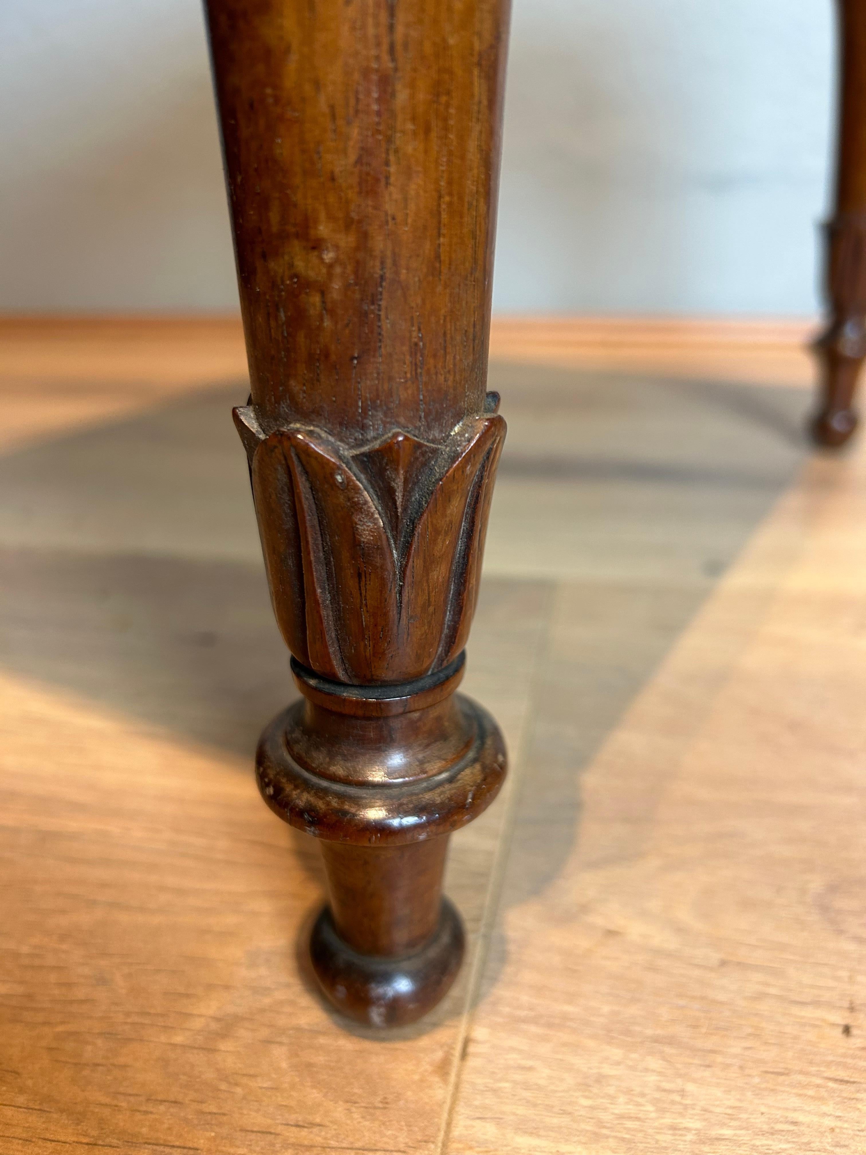 19th Century  William 4th Rosewood Stool  For Sale