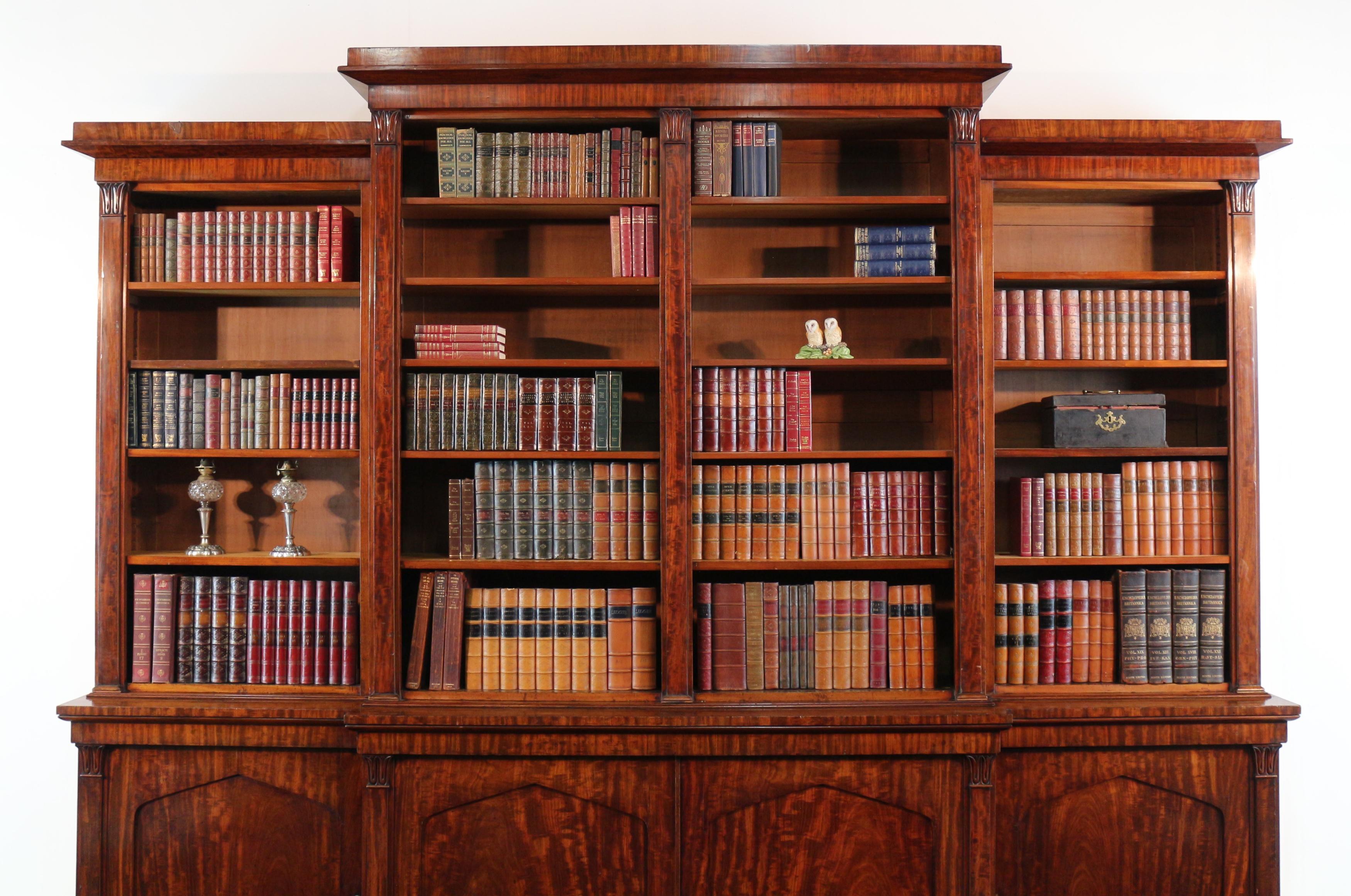 mahogany bookcases