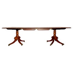 Antique English William IV Mahogany
Inlay 2 Pedestal Dining Table, Circa 1830 Antique English William IV Mahogany
Inlay 2 Pedestal Dining Table, Circa 1830