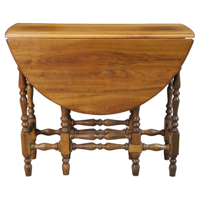 1950 Bruno Mathsson Maria Gateleg Table-Dark Walnut Finish at 1stDibs