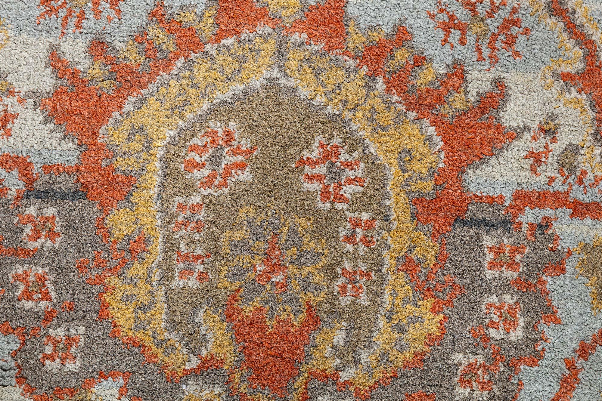 Anglais Tapis anglais ancien en laine de Wilton Doris Leslie Blau en vente
