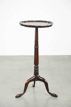 Antique English wine table / plant / side table from the late 18th century