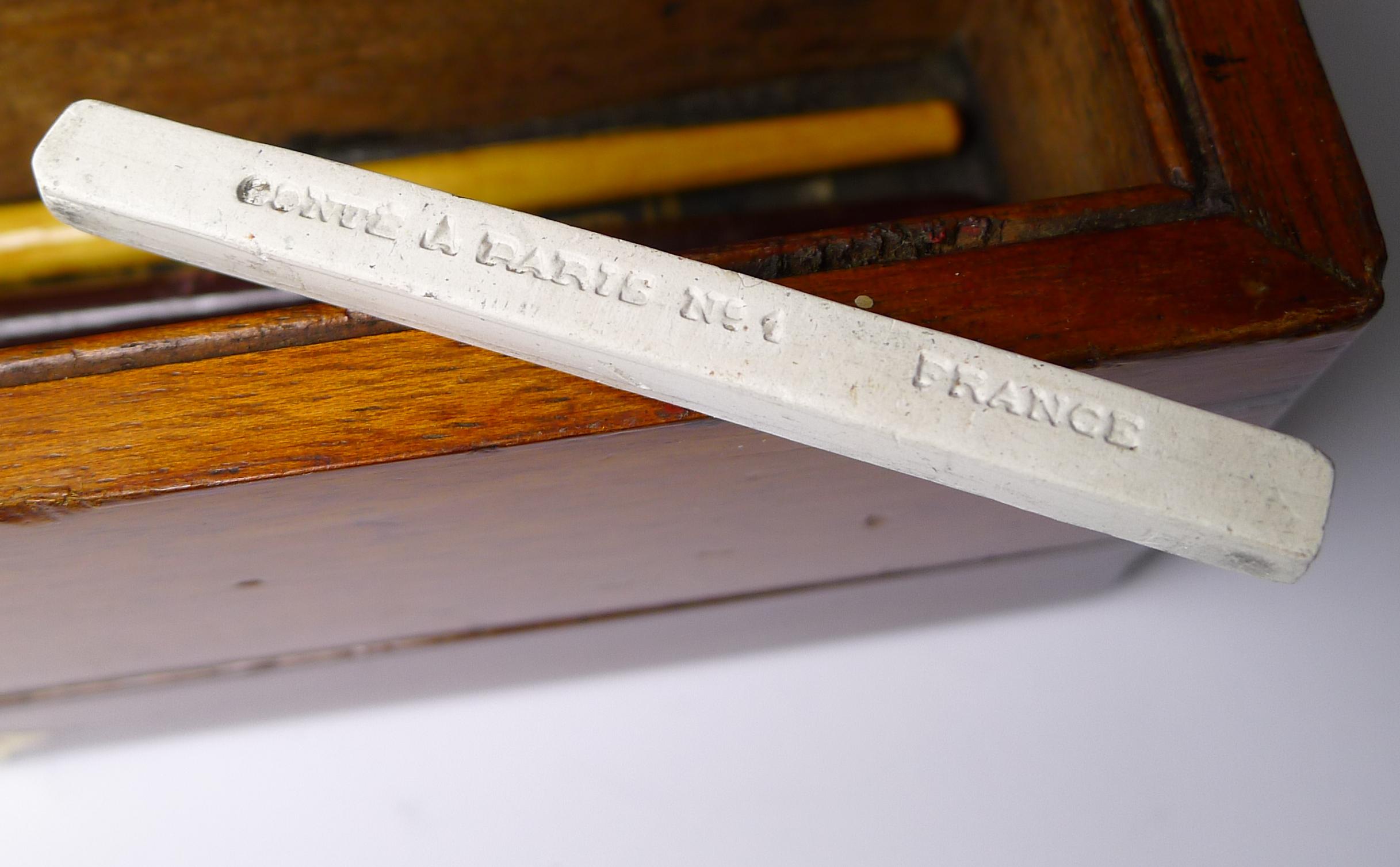 antique watercolor paint box
