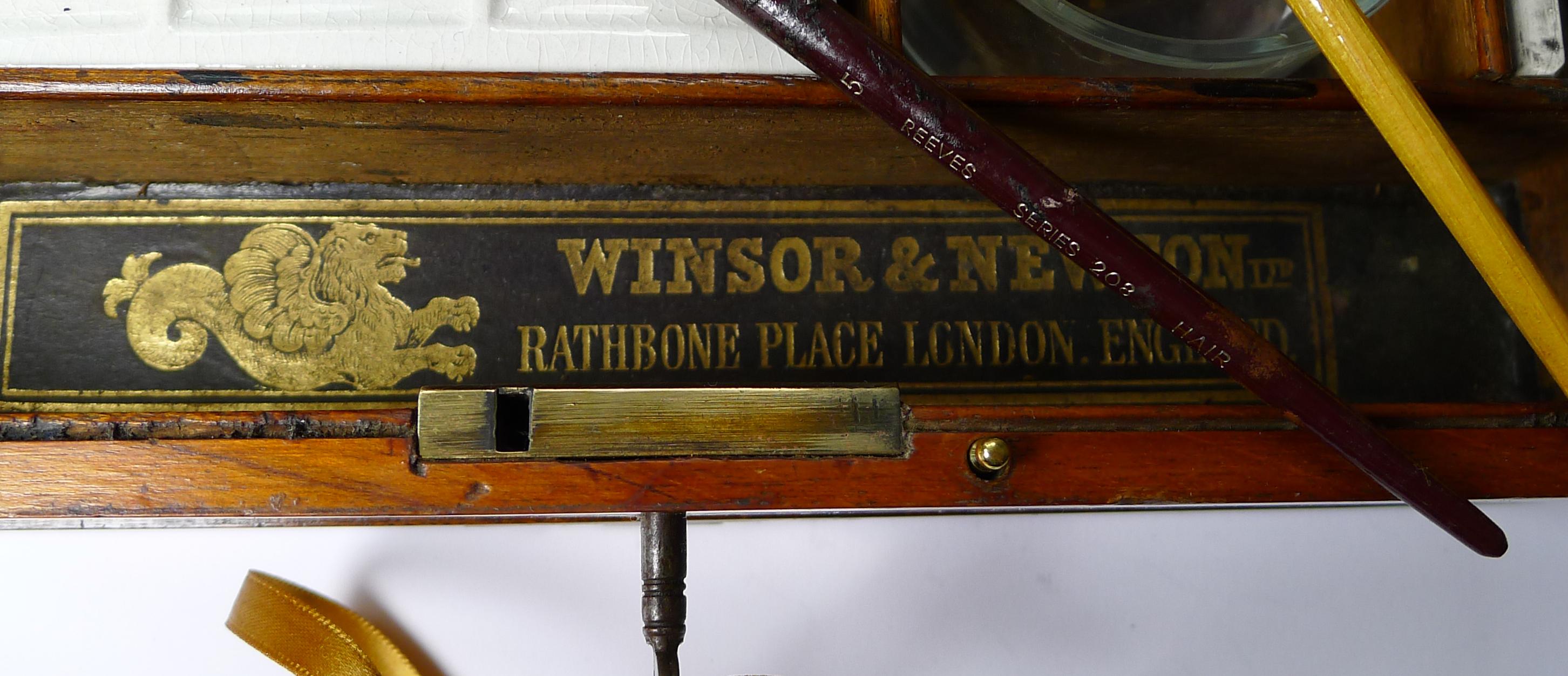 antique watercolor box