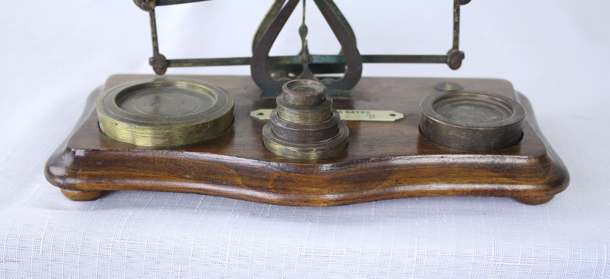 antique postage scale