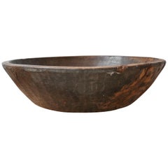 Vintage English Wooden Bowl