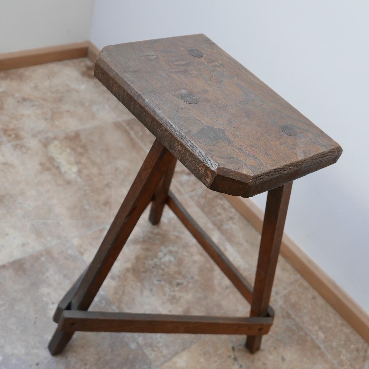Antique English Wooden Cutler's Stool or Side Table (No.3) In Good Condition In London, GB
