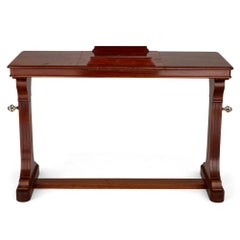 Antique English Wooden Desk with Reading Stand