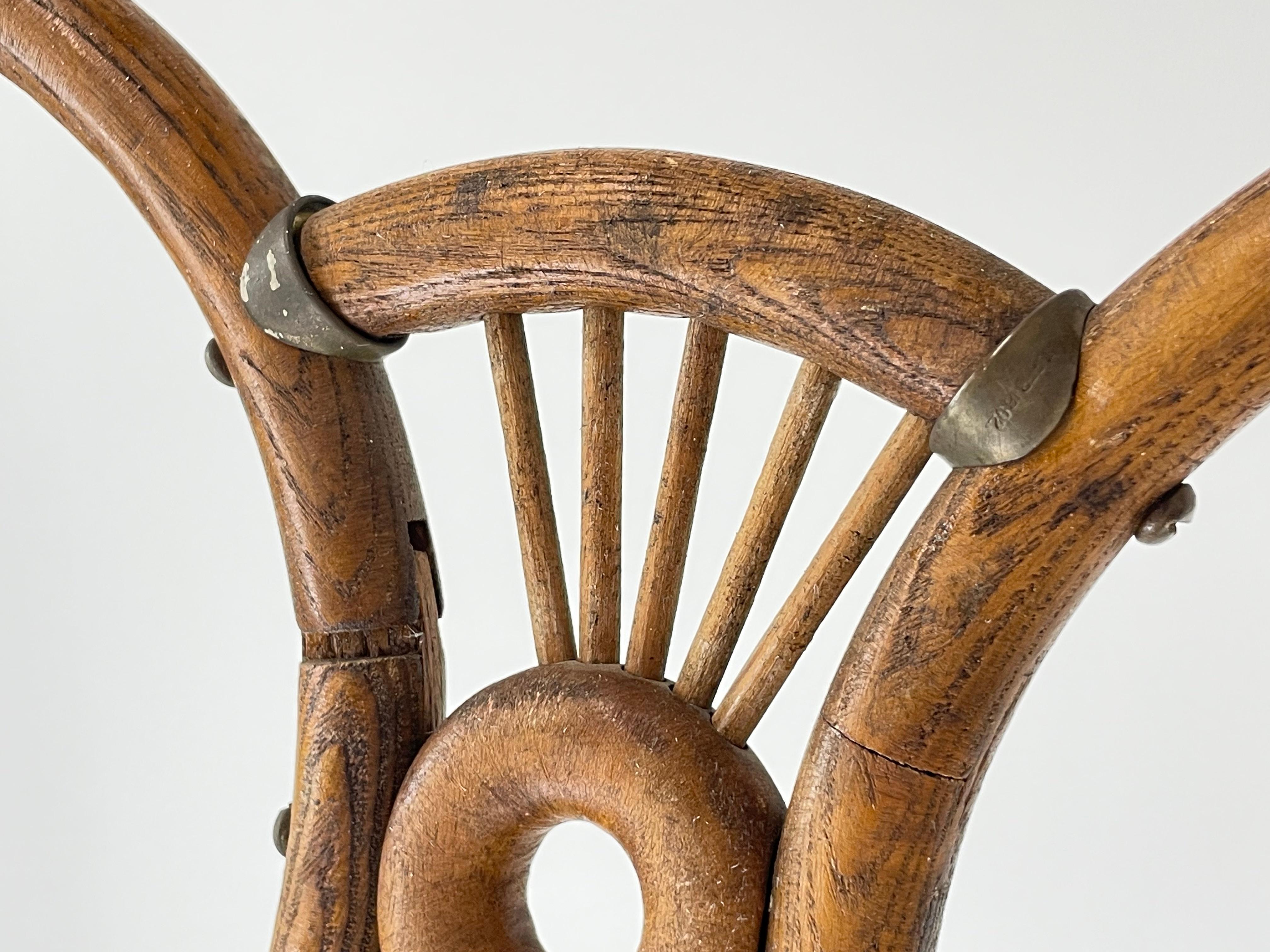 Antico cavalletto inglese in legno in vendita 3