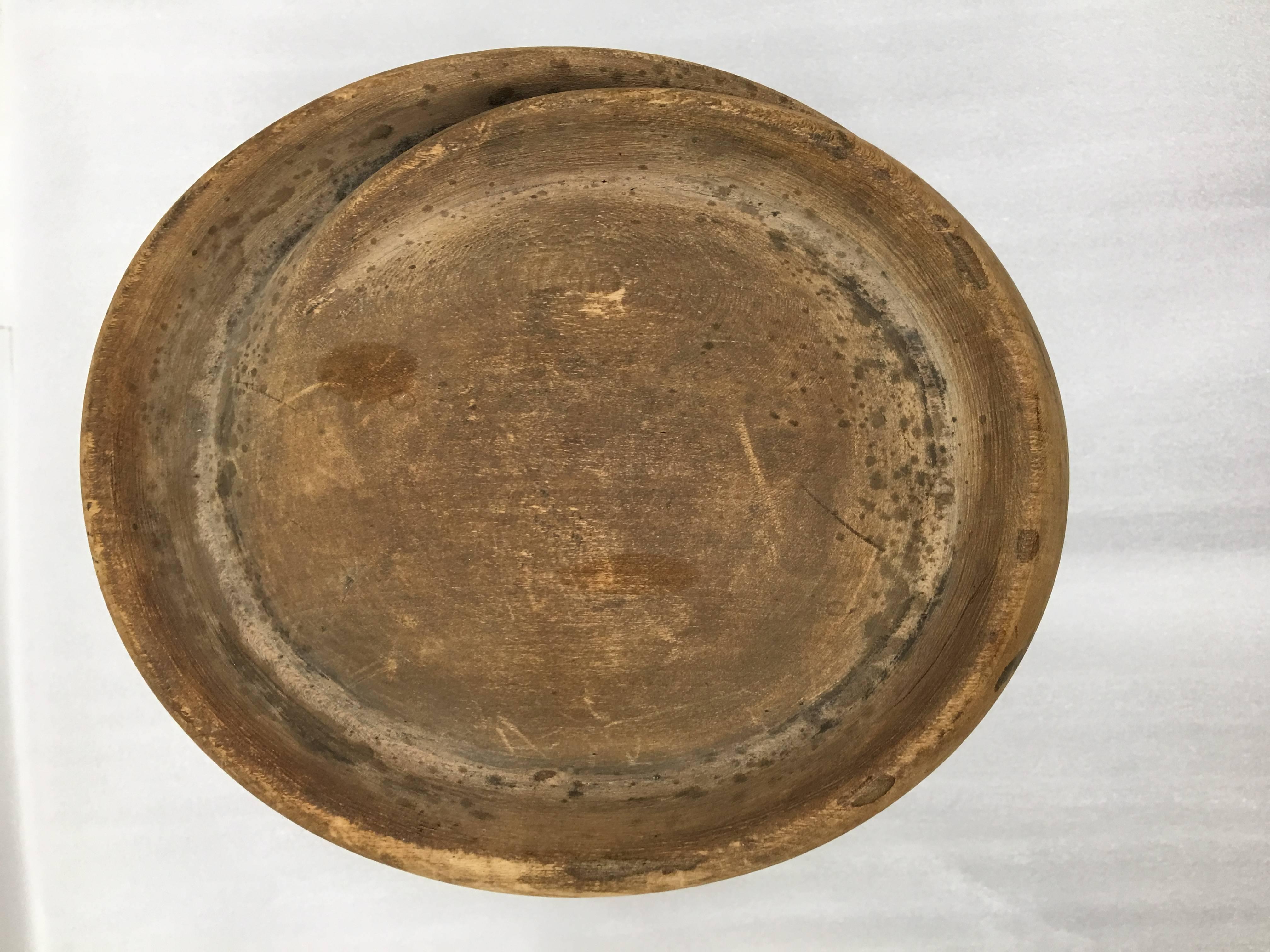 19th Century Antique English Wooden Hat Mold