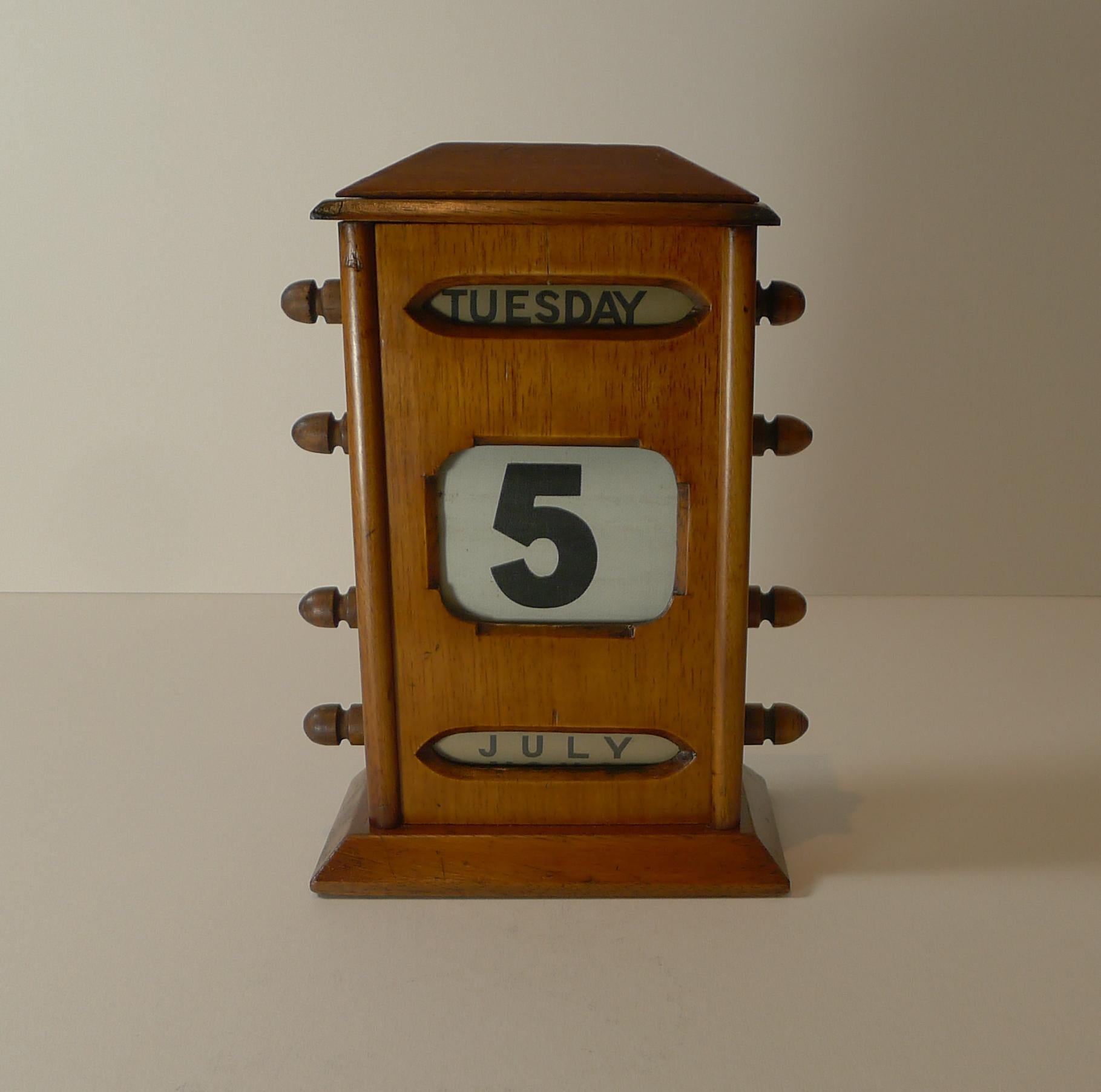 wood perpetual calendar