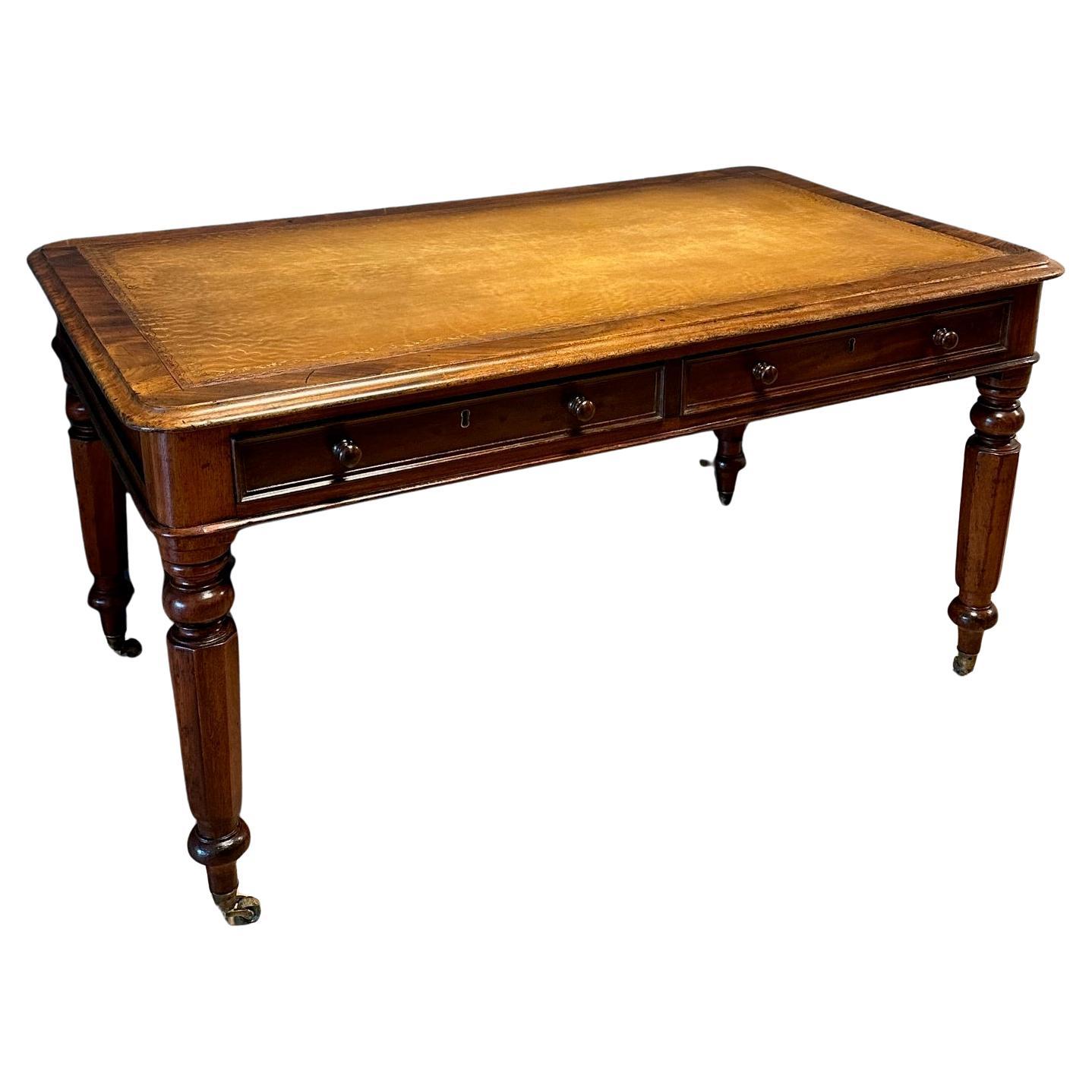 Antique English writing table
