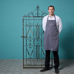 Antique English Wrought Iron Pedestrian Gate