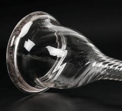 Antique English Wrythen Glass Bugle
