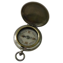 Antique English WW1 Military Issued Compass - 1917